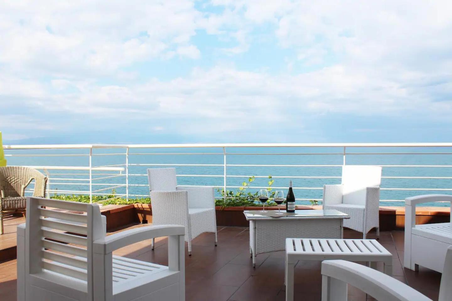 Terrazza Sul Mare Vila Agnone Bagni Exterior foto