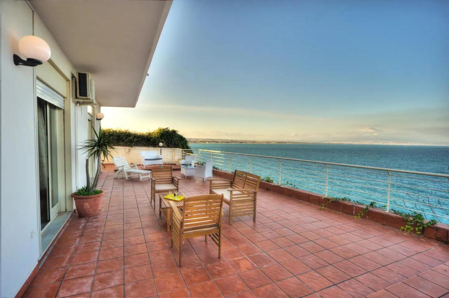 Terrazza Sul Mare Vila Agnone Bagni Exterior foto