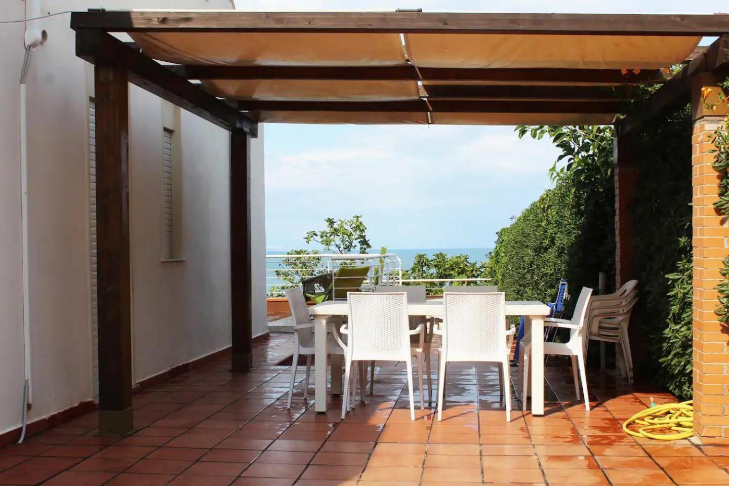 Terrazza Sul Mare Vila Agnone Bagni Exterior foto