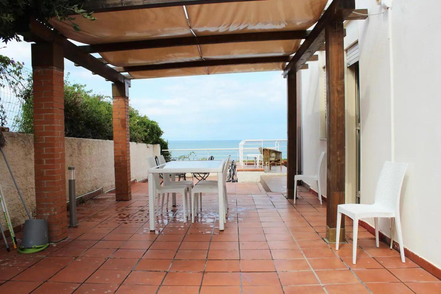 Terrazza Sul Mare Vila Agnone Bagni Exterior foto